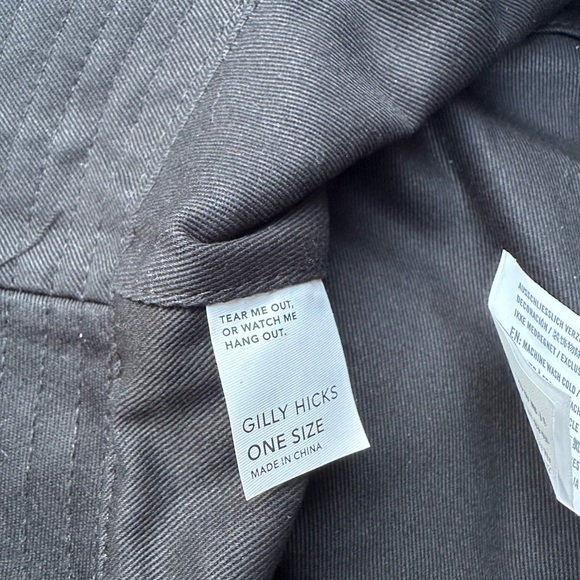 Gilly Hicks Bucket Hat Summer Smiley Face Logo Y2K Reversible OS Sun Hat - Picture 9 of 10